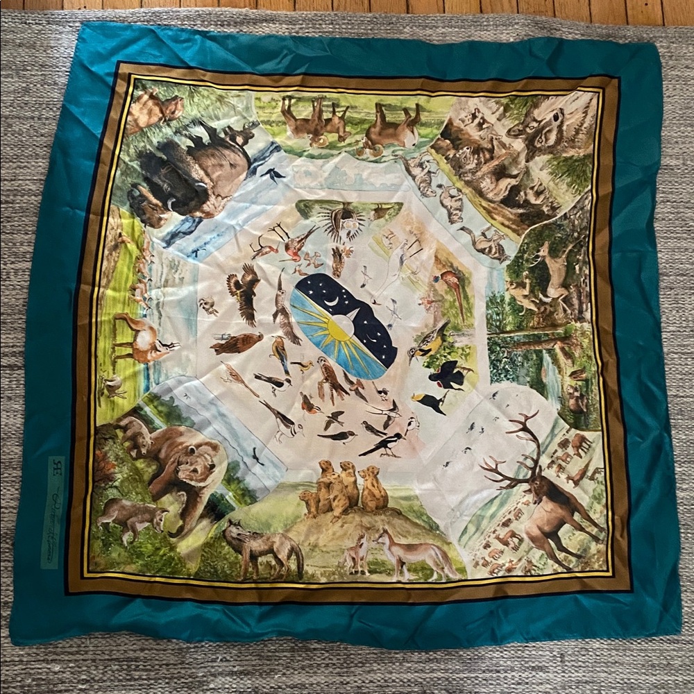 Richard Elmore Silk scarf